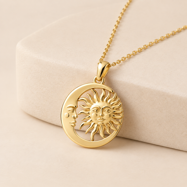 Pendentif Soleil & Lune
